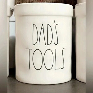 Rae Dunn Collection by Magenta Kitchen Utensil Holder/Crock DAD’S TOOLS
